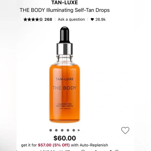 👙Tan-Luxe The Body Illuminating Self-Tan Drops MSRP (60$)50 ml . NWT - Picture 3 of 7